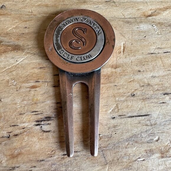 Shady Canyon Golf Club Copper Divot Tool - Used with Wear - Picture 1 of 5